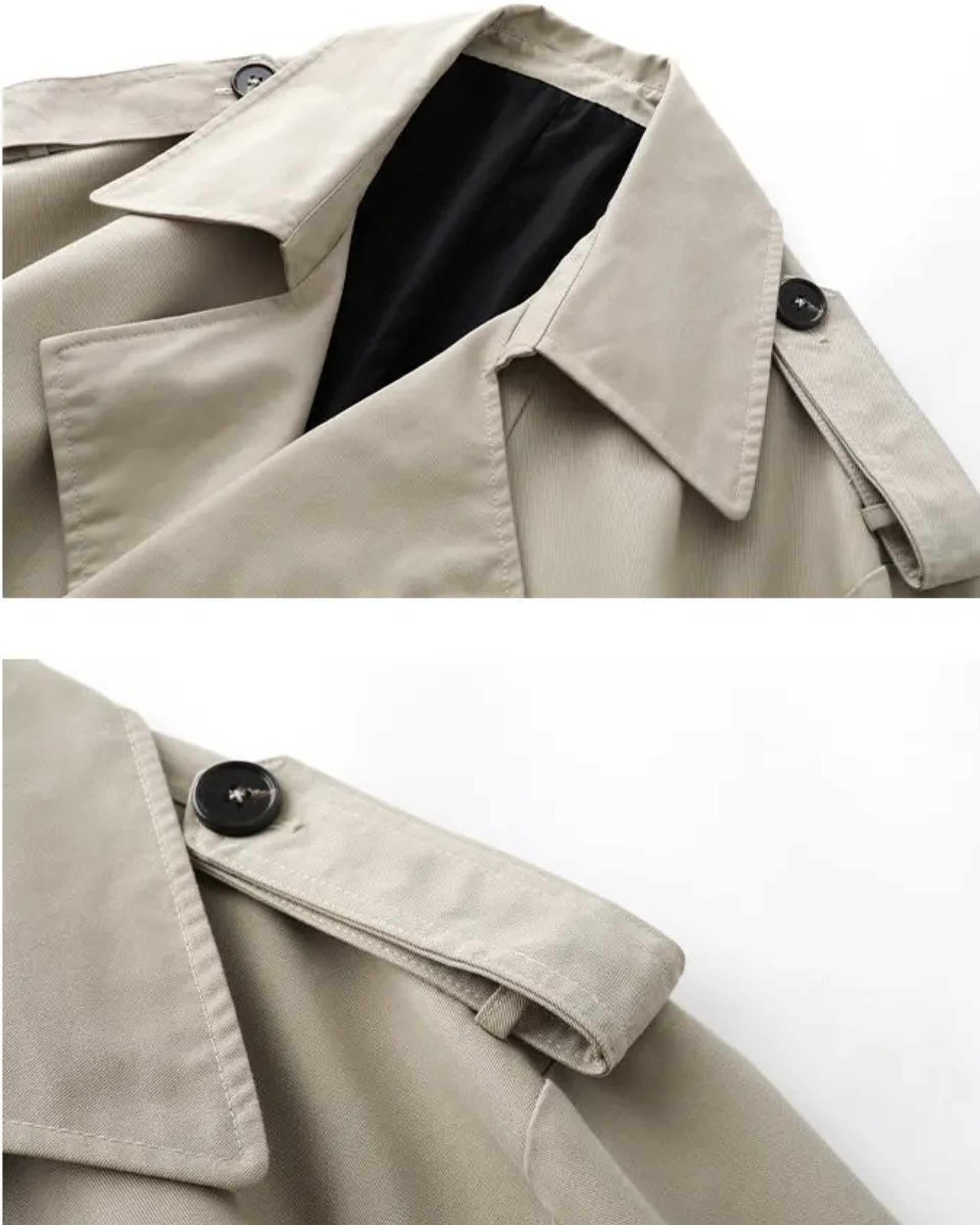 Double-Breasted Trench Coat