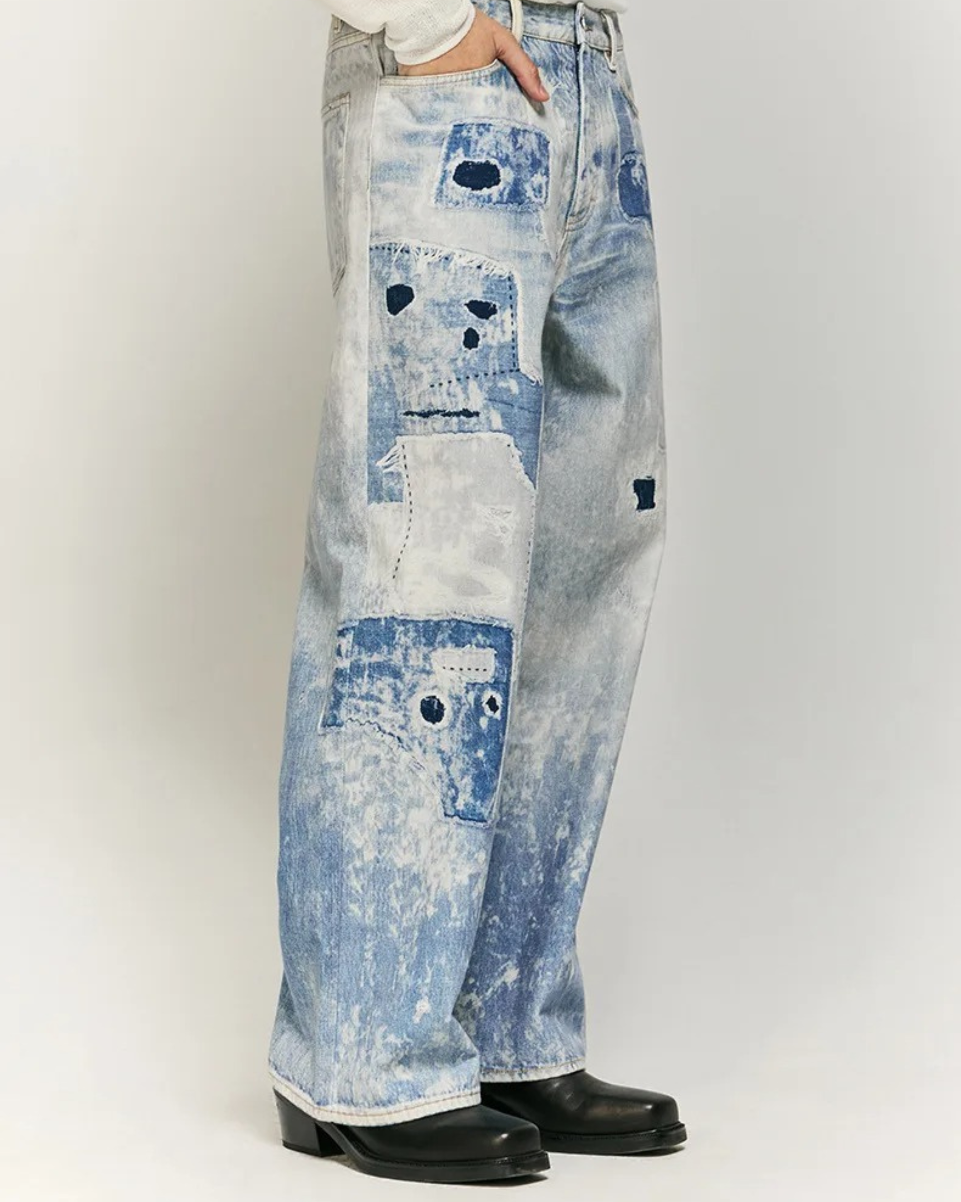 Digital Tie-Dye Denim Unisex